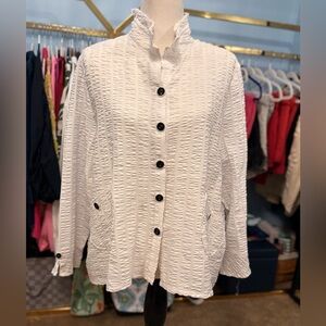 Habitat White Crinkled Shirt